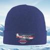 Cessna Plane People Cabin Flight Red Unisex Women Unisex Knitted Hat Beanie Pullover Cap Winter Thermal Warm Christmas Outdoor Cycl