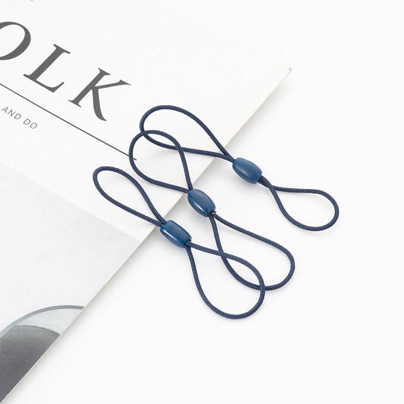 100Pcs Mobile Phone Strap Charms Keyring Lanyard Lariat Cords Elastic Rope Keychains Hooks Bag Accessories Key Ring Lanyards