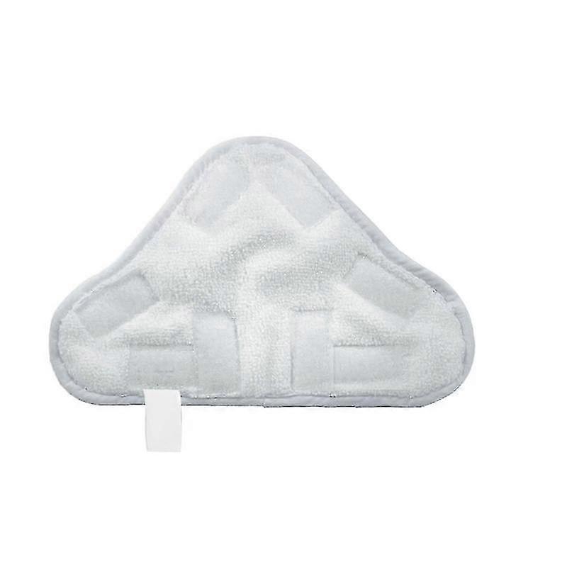 6pcs Paste Style + 3pcs Pull Cord Style Cloth Pad Covers For H2o Mop X5 Triangular Steam Mop (white)