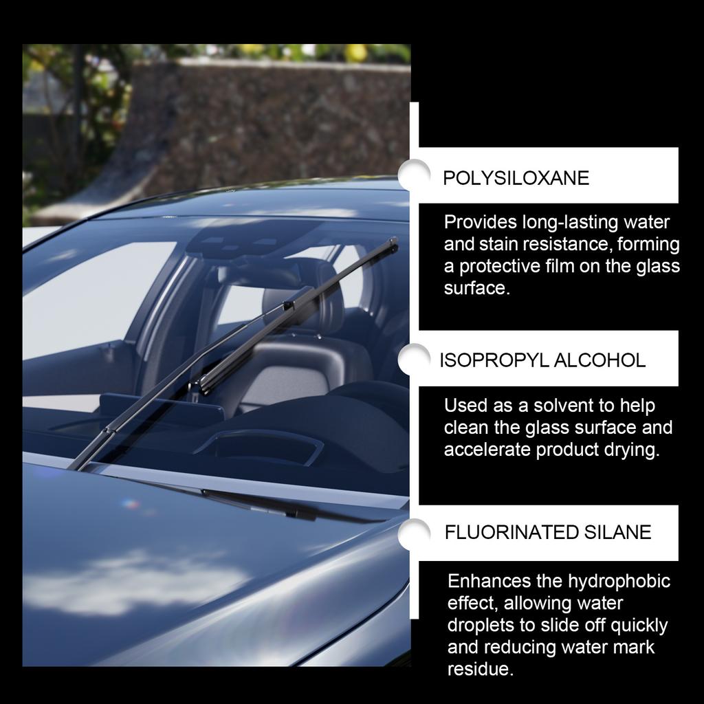 Windshield Coating Agent Car Windshield Window Stain Removal Rainproof Cleaning Car Coating 70ml