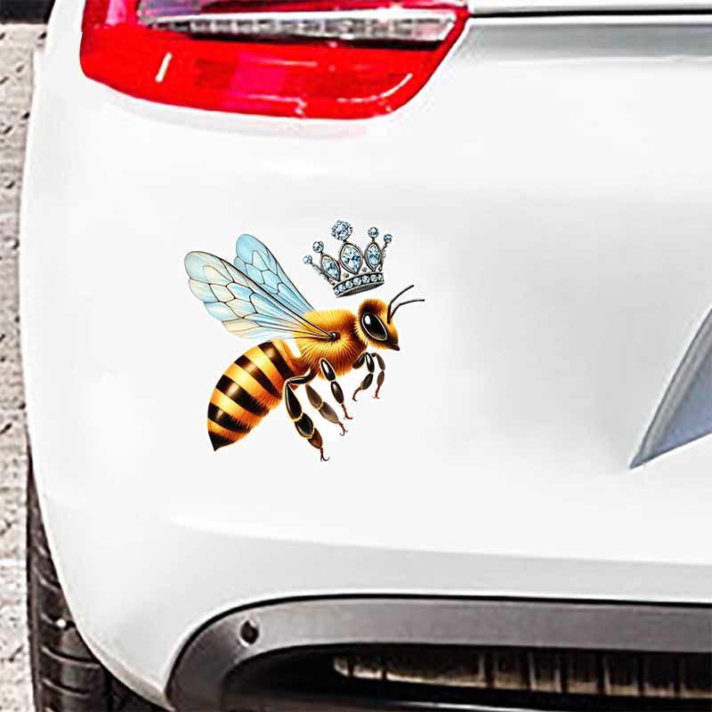 Queen Bee Car Stickers Waterproof Vinyl Decals Auto Body Window Bumper Decor Motorcycle Helmet Stickers TM290