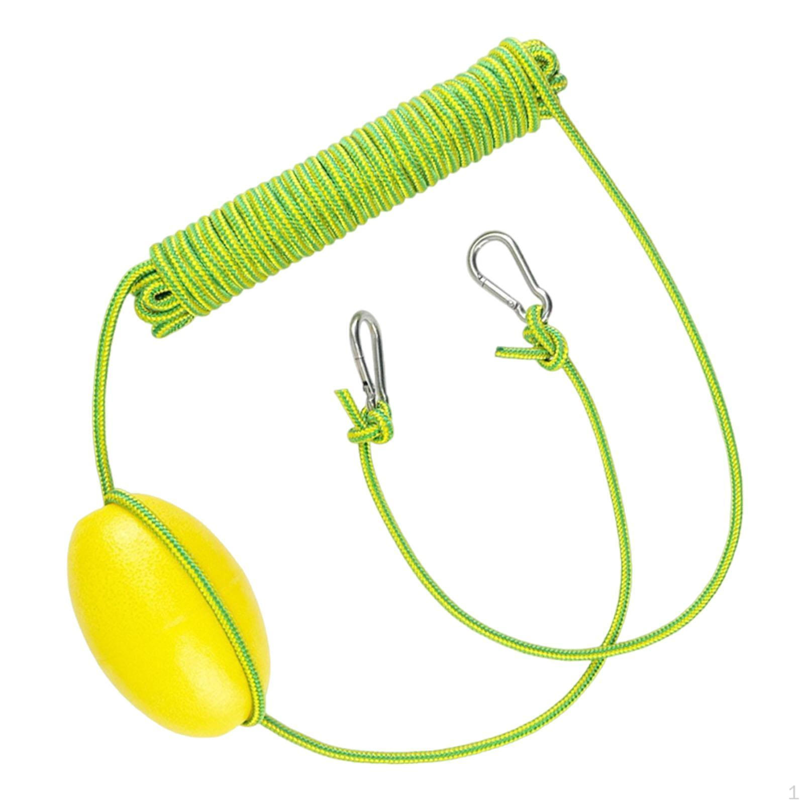 Buoy Sea Anchor Kit Sock Boat Float Ball for Trolling Buoy Ball_Green Rope