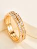 Wide Style Full Diamond Ring for Daily Wear Exquisite Craftsmanship for Men and Women Gifts for Men and Women Birthday Gift