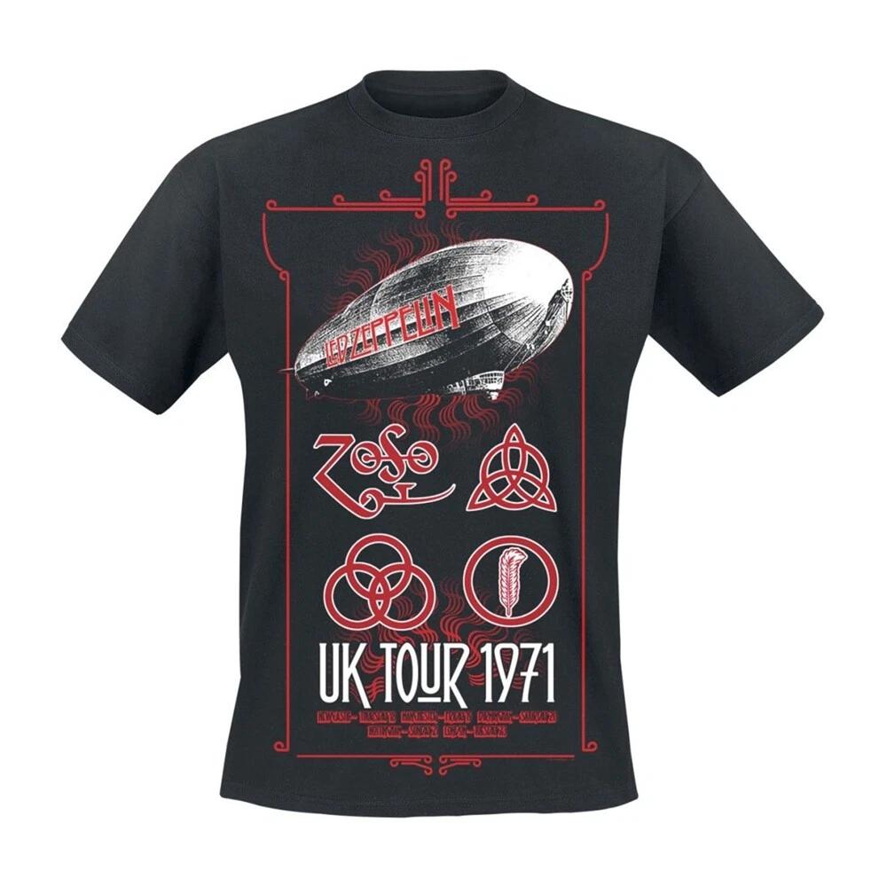 

UK TOUR 1971 by LED ZEPPELIN T-Shirt 3XL