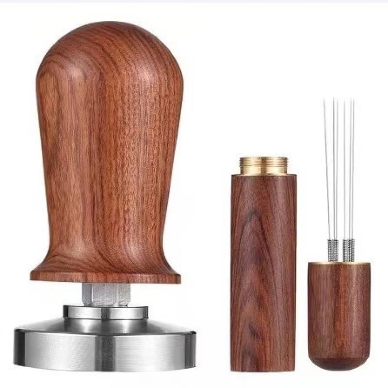 Coffee Tamper and Distributor Set