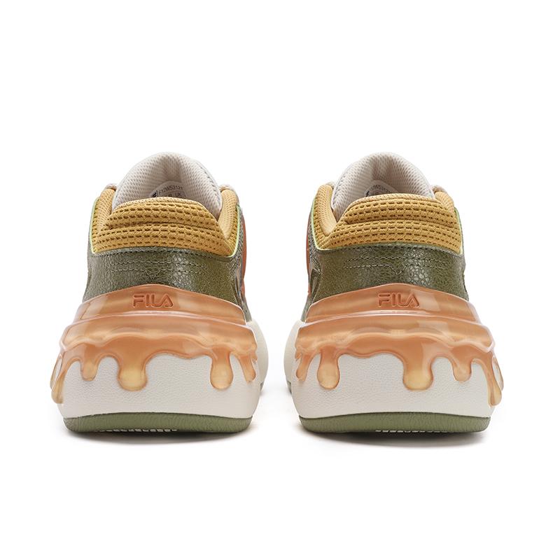 Fila Carrot 1 Breathable Fashionable Casual Low-Top Sneakers Women Sneakers Lizard-Green F12W531213FBA