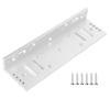 Aluminium Alloy Door L Mounting Bracket Holder Stand for Electric Magnetic Lock 500kg 1102.31lb