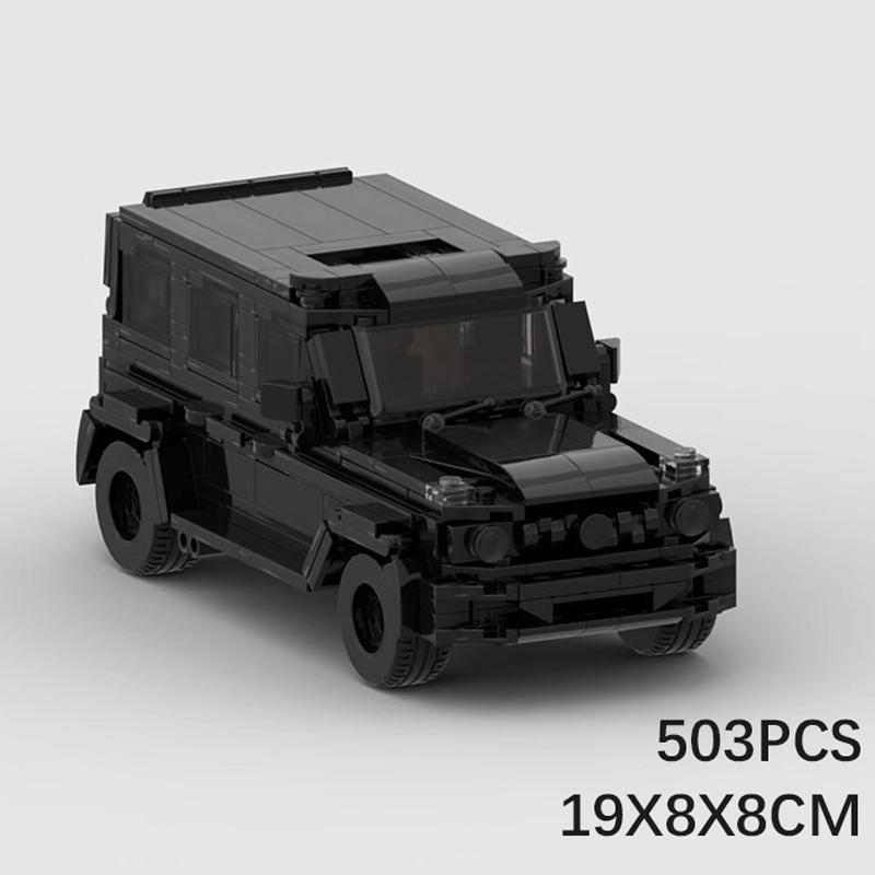 

Технічний Автомобіль MOC Вантажівка Для Mercedesed Benzed G63 6x6 SUV та Причепа Швидкі Позашляховики Набори Будівельні Блоки Дитячі Іграшки Подарунок