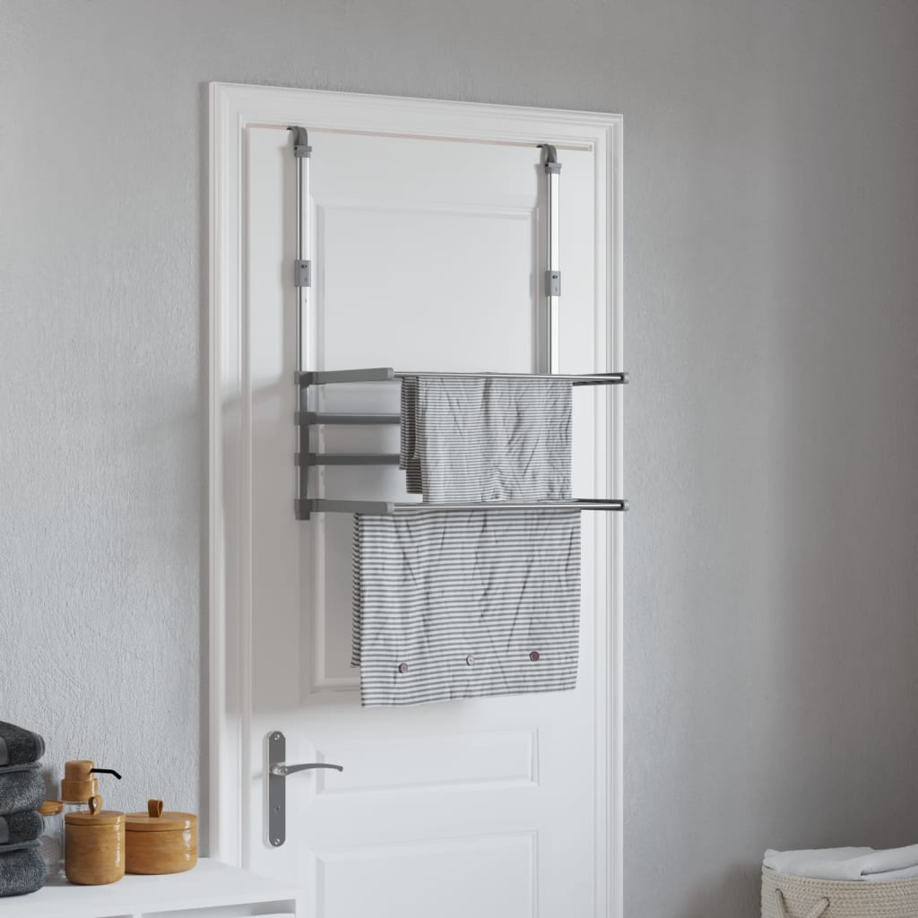 Balcony Clothes Dryer 54 X 25 X 42 Cm Aluminum