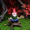 Resin Gnome And Turtle Miniature For Indoor Decor And Party Gifts
