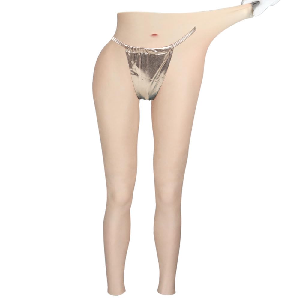 Silicone Pants for Feminized Feminine Cropped Natural Skin Tone [Sinken] Crossdressing, Male, Features, Length,