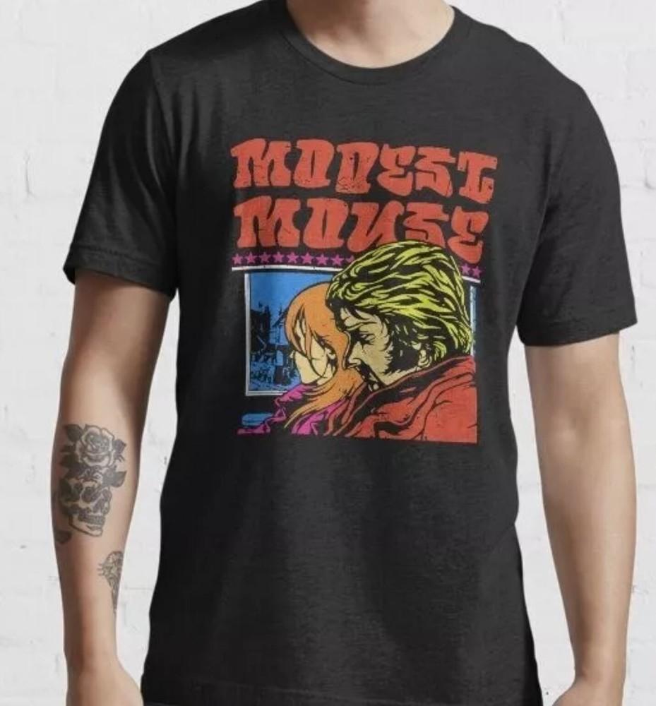 Modest Mouse Unisex Black Short Sleeve   T Shirt 1side