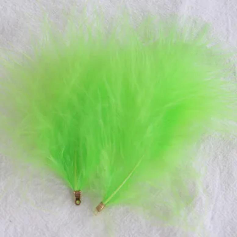 FeatherVelvet Feathers with Metal Clip Buckle, Turkey Plumas, DIY Feather Jewelry, Craft, Dream Catcher, Decoration Material, 10-12cm