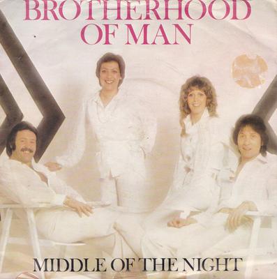 7inch Record BROTHERHOOD OF MAN - Middle Of The Night 7N46117PROMO Pye Records 1978 UK Pop Used