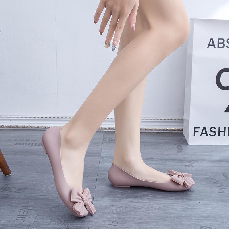 New Women's Summer Baotou Non-Slip Flat Jelly Sandals