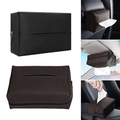 Car Tissue Holder Waterproof Tissues Box Cover for Car Backseat Car Interior Storage Case Organizers Tissues Box