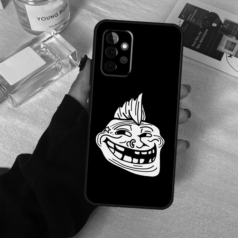 

Troll Face Meme Case For Samsung Galaxy A14 A24 A34 A54 A51 A71 A13 A23 A33 A53 A73 A12 A22 A32 A52 Coque Samsung A50