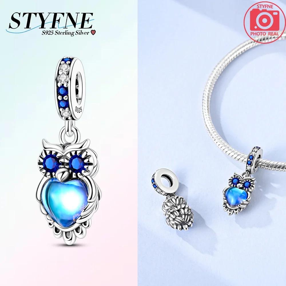 Exquisite Copper Autumn Squirrel Owl Series Diy Charm Beads Fit Original Bangle Charms Bracelet Women Jewelry