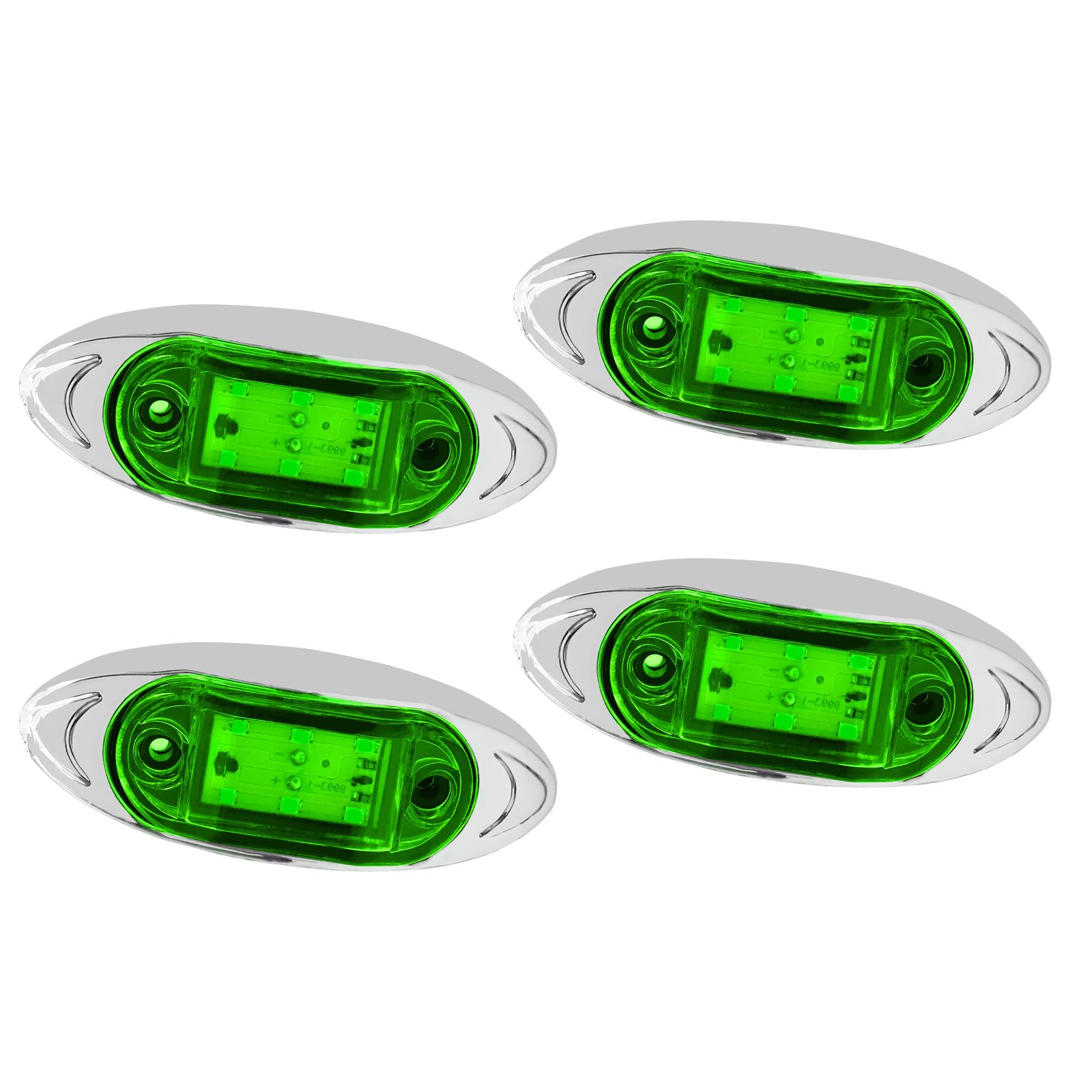 LED Truck Marker for Cars, Waterproof and Dustproof Design, Compatible зелёный