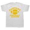 Funny Fantasy Football Legend Graphic 100% Cotton T-shirts Men Women's Fashion Casual Tshirt Dad Oversized Streetwear T Shirt