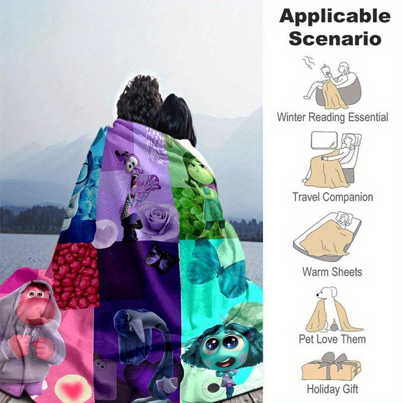 1pc, Soft and Cozy Seasonal Blanket for Home Decor - Perfect for All Seasons, Soft Flannel Throw Blanket - Versatile & Cozy for Bedroom, Liv