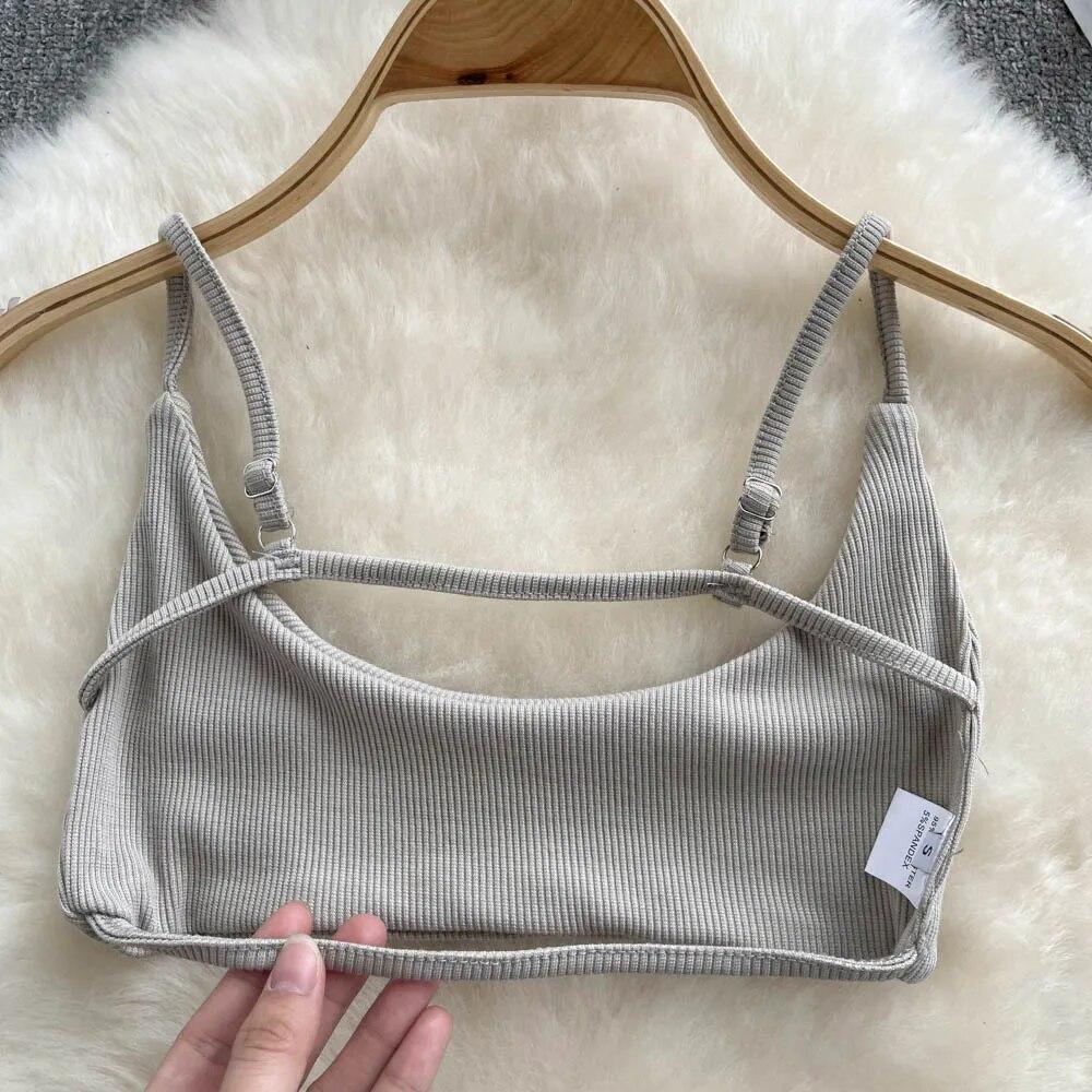 Sommer Backless Sexy Leibchen Frauen Strap Schlank Strand Top 2024 Ärmelloses Streetwear Koreanische Strap Sinnliche Tank Top