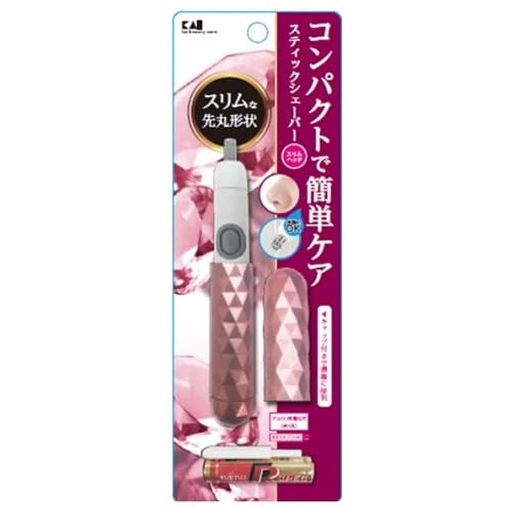 Kai Corporation Stick Shaver Slim Pink KQ1806 Head,
