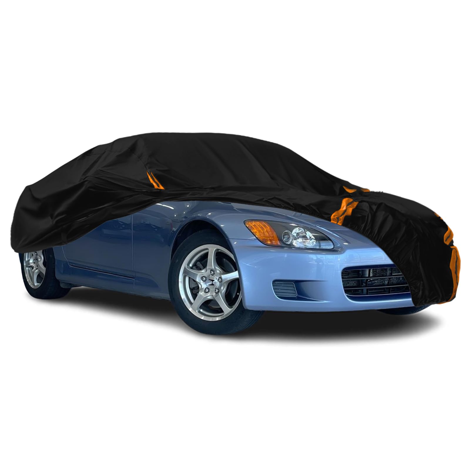 

Syncnika Car Cover for Honda S2000 Sports Car Fleece UV Yellow with Elastic Windproof Suitable for All Black - Waterproof, Lined, Dustproof, чёрный