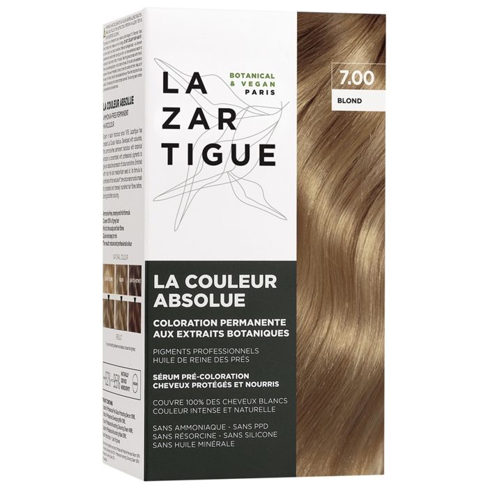 Coloration - Lazartigue - Blond 7.00 - Sans ammoniaque - Gel - Tous types de cheveux
