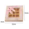 9 Grids Biscuit Boxes Packaging Lightweight Chocolate Display Box Multifunctional Valentines Cookie Boxes for Him Her Holiday