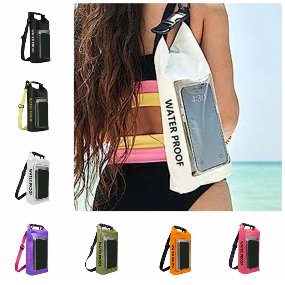 2L Swimming Waterproof Bag Phone Bag Dry Bag Swimming Storage Bag 2-In-1 Waterproof Mobile Phone Waterproof Bag Cell Phone