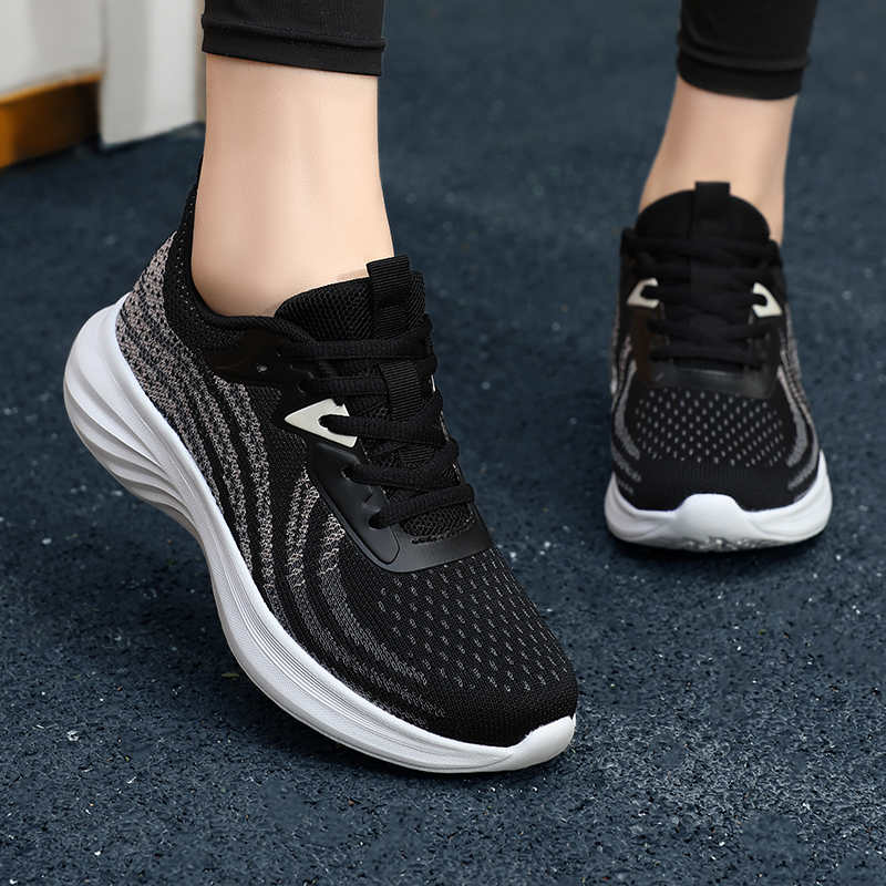 Fashion Playform Platformed 34 Size Women's Shoes Woven Jogging Woman Luxury Brand Wide Sneakers Sport Retro Upper Funny Sneacker