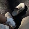 Velcro Boken shoes half-drag women's summer wear 2025 new one-pedal soft-soled bag head single shoes are comfortable