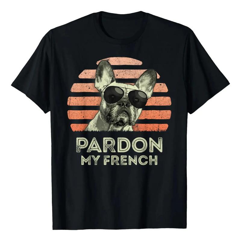 Pardon My French - Frenchie Divertido Retro _ French Bulldog S