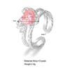 Irregular Gemstone Aesthetic Girl Hollow Red Stone Women's Liquid Hollow Vintage Jewelry Accessories