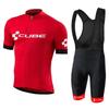 Team Club Short Sleeve Cycling Suit Roller Skating Suit Road Cycling Equipment CUBE