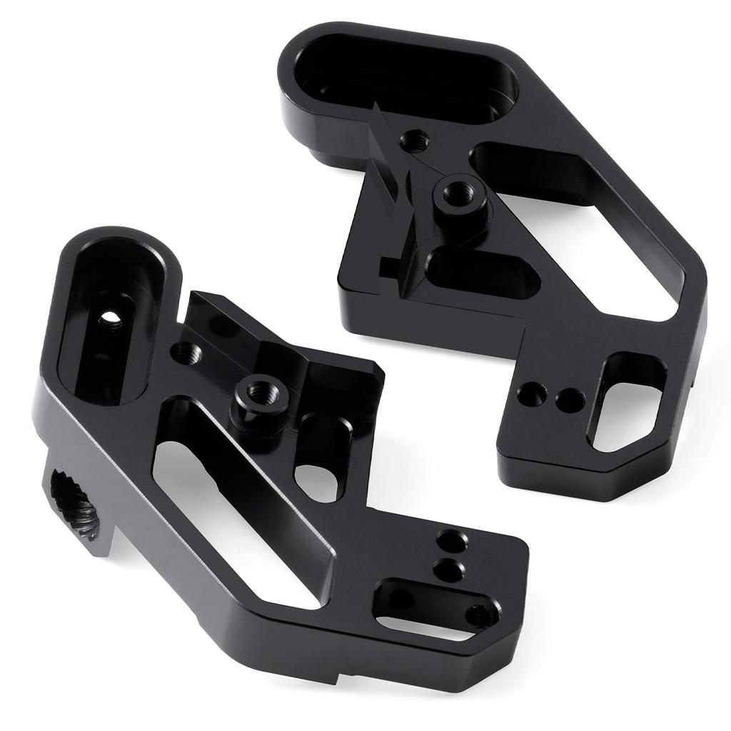 RCMAZO RC Aluminum Rear Axle Holder Suspension Mount Hanger (with Built-in Spring) for Tamiya RC 57409 58347 Lunchbox Chassis Replacement Upgrade