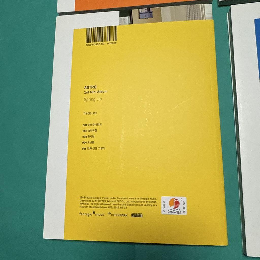 [USED] ASTRO Four Seasons Album Cha Eunwoo Trading Card ID Photo Eunwoo Spring