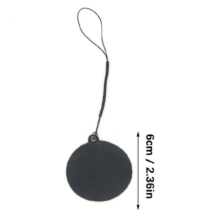 Einfache Installation Leder-Objektivabdeckung Anti-Drop-Riemen Kleberückseite Leichtes Design für Mini41 Kamera Zubehör