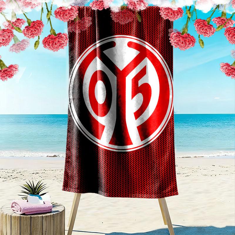 Mainz Glory Print Beach Towel, Large Soft Quick Dry Towel for Beach Camping Swimming