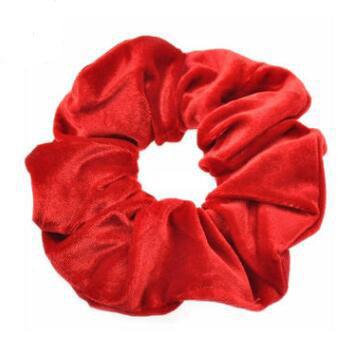 Women Solid Color Elastic Hair Bands Tie Rope for Hairdressing