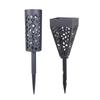 Headstones Flower Holder Weather Resistant Plastic Vase For Graveyard Flowers Tombstone Marker Black