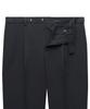 MUSINSA STANDARD Loose Tapered Hidden Banding Crop Slacks [Dark Gray]
