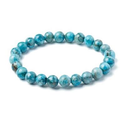 Bracelet - ACUZINA - Blue Apatite - Natural Stone - 8mm - Unisex