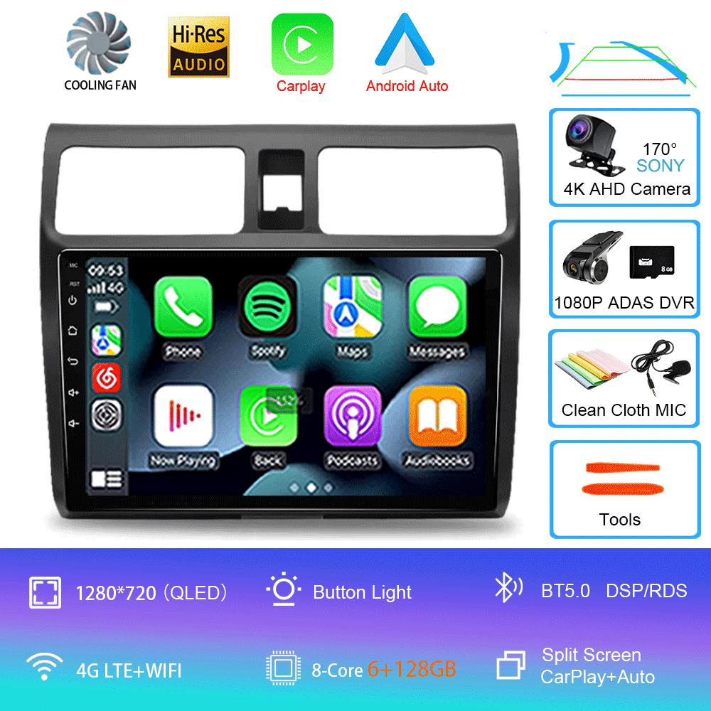 9 Inch Android 14 For Suzuki Jimny JB64 JB74 2018 - 2020 Multimedia Video Player Car Radio Stereo GPS 2din Navigation Carplay