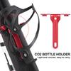   Mountain Bike Inflating Bracket   CO2 Cartridge Holder Riding Accessories (Black)