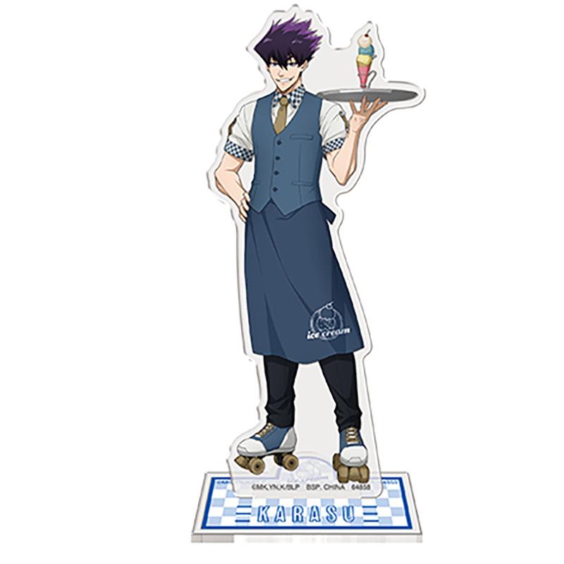 Blue Lock Japanese Anime Peripherals Waiter Version Acrylic Stand Collectible Desk Ornaments Creative Birthday Gift For Friends