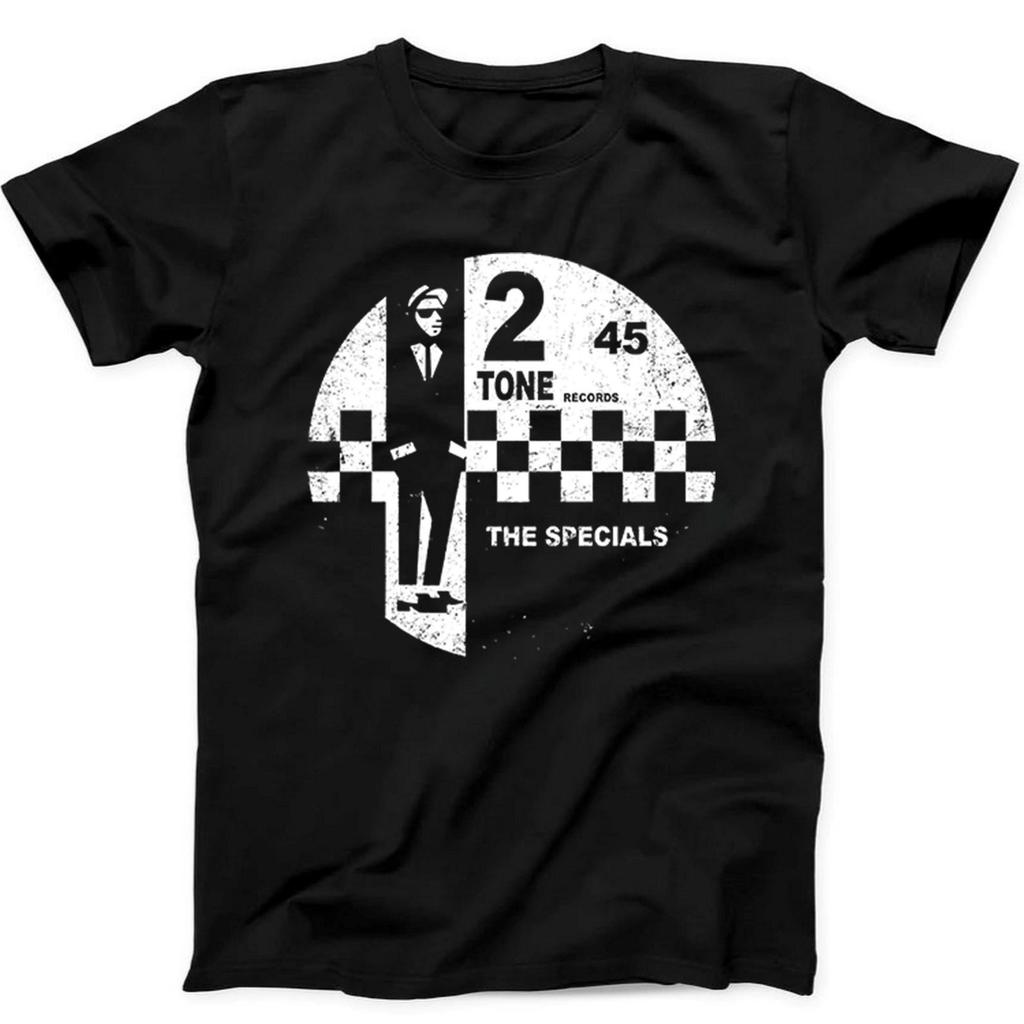 The Specials 2 Tone Ska Music Gift Black Tee T Shirt 524