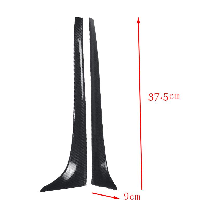 Auto Carbon Fiber Hinten Fenster Seite Spoiler Flügel Für VW GOLF 7 MK7 GTD R 2014-2018 Auto-styling Auto