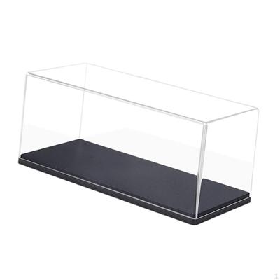1/43 Modellauto Vitrine Spielzeug Aufbewahrungsbox Transparent Multifunktionale Vitrine für Mini-Puppen